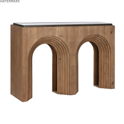Meuble d'Entrée Home ESPRIT Marron Noir 122 x 30 x 80 cm