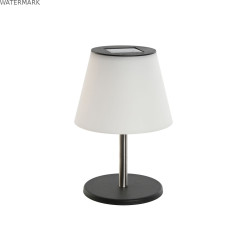 Lampe de bureau Home ESPRIT Blanc Noir PVC Acier inoxydable Aluminium 18 x 18 x 26,5 cm