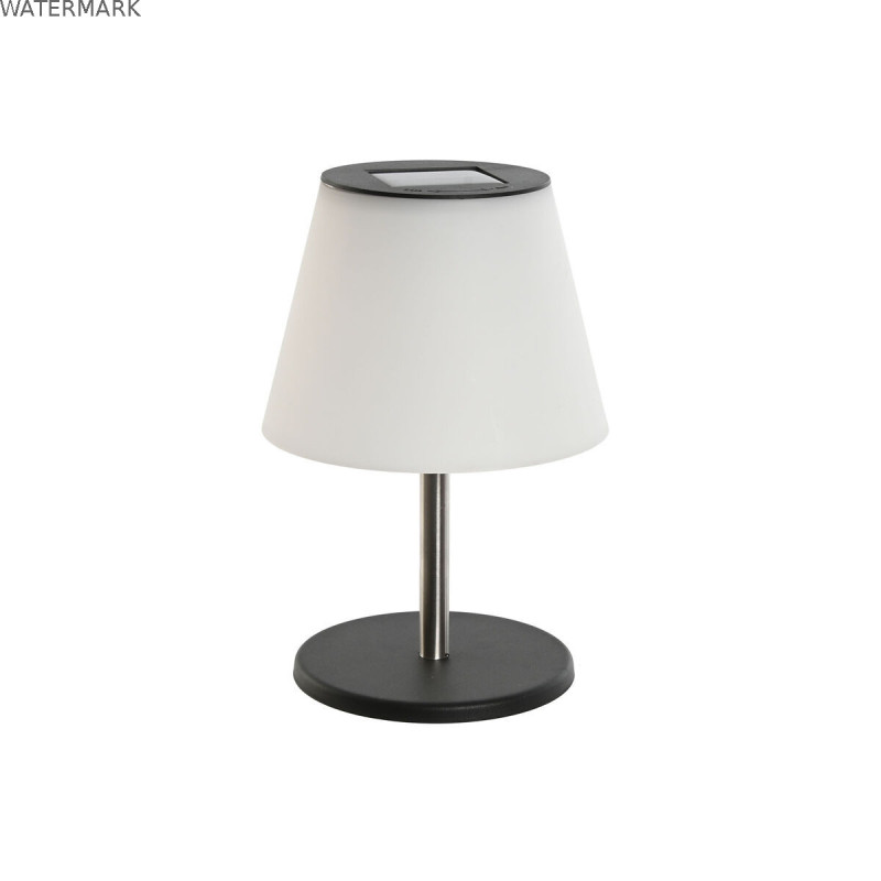 Lampe de bureau Home ESPRIT Blanc Noir PVC Acier inoxydable Aluminium 18 x 18 x 26,5 cm