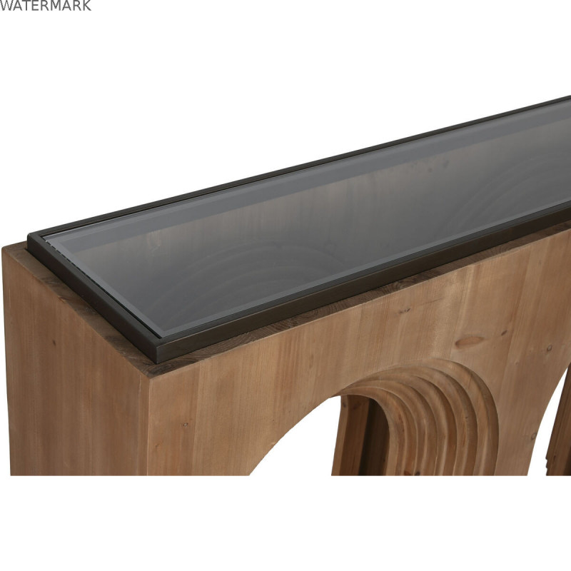 Meuble d'Entrée Home ESPRIT Marron Noir 122 x 30 x 80 cm
