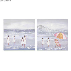 Cadre Home ESPRIT Enfants 80 x 3 x 80 cm (2 Unités)
