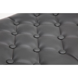 Set 2 Sgabelli Design Dublin In Similpelle grigio