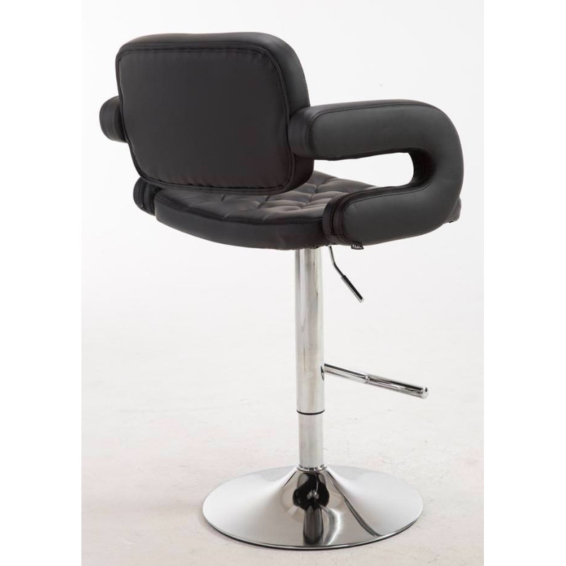 Set 2 Sgabelli Design Dublin In Similpelle nero