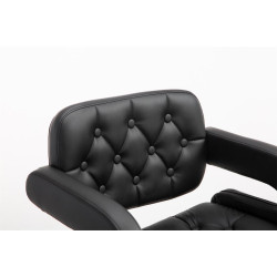 Set 2 Sgabelli Design Dublin In Similpelle nero