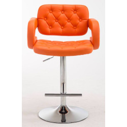 Lot de 2 tabourets de bar Dublin C orange