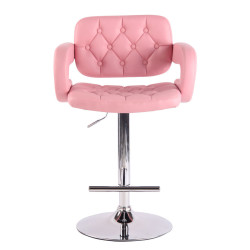 Ensemble de 2 tabourets de bar Dublin C rose