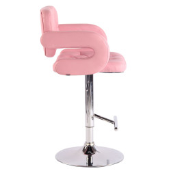 Lot de 2 tabourets de bar Dublin C rose