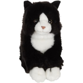 Gipsy Toys - Chat Mimiz - 28 cm - Noir & Blanc