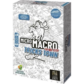 Jeu de société - BLACKROCK - MicroMacro - Crime City - Tricks Town - 16 enquetes