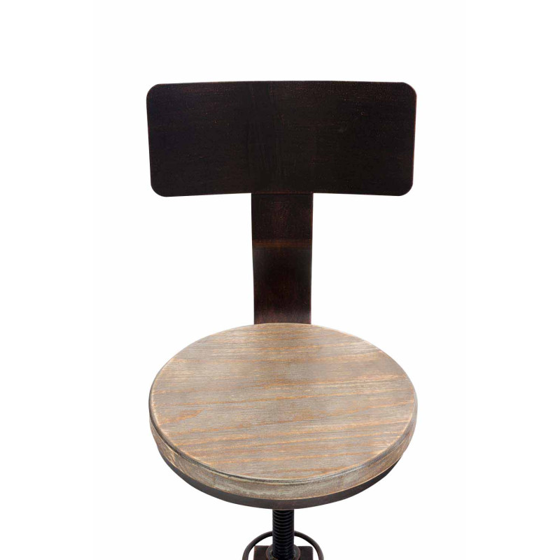 Lot de 2 tabourets de bar Elko bronze