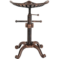 Ensemble de 2 tabourets de bar Butch bronze