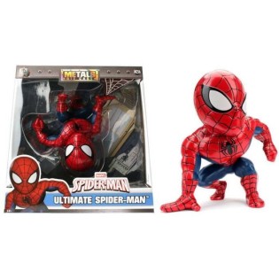 Figurine Spiderman en métal 15cm - SIMBA.DICKIE.GROUP - Metals - Blanc Noir - A partir de 8 ans