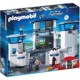 PLAYMOBIL - 6919 - City Action - Commissariat de Police avec Prison