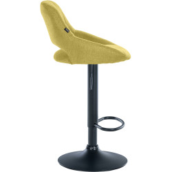Lot de 2 tabourets de bar Milet tissu B vert