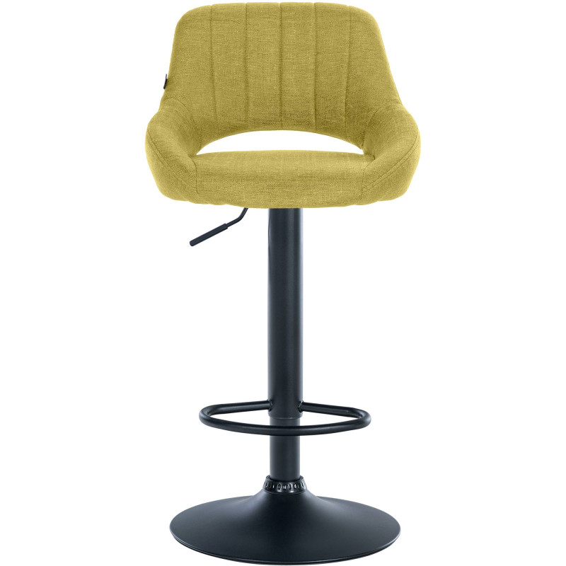 Lot de 2 tabourets de bar Milet tissu B vert
