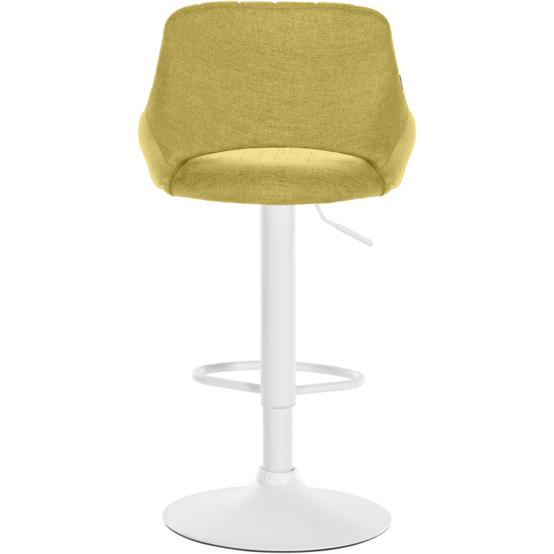 Lot de 2 tabourets de bar Milet tissu W vert