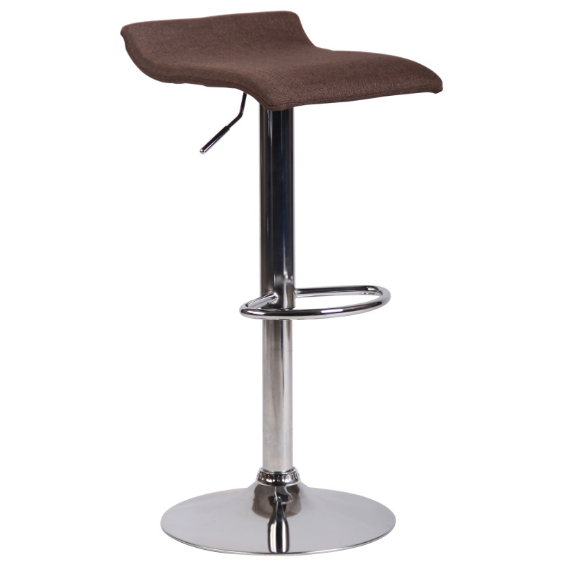 Tabouret de bar Dyn V2 tissu C brun