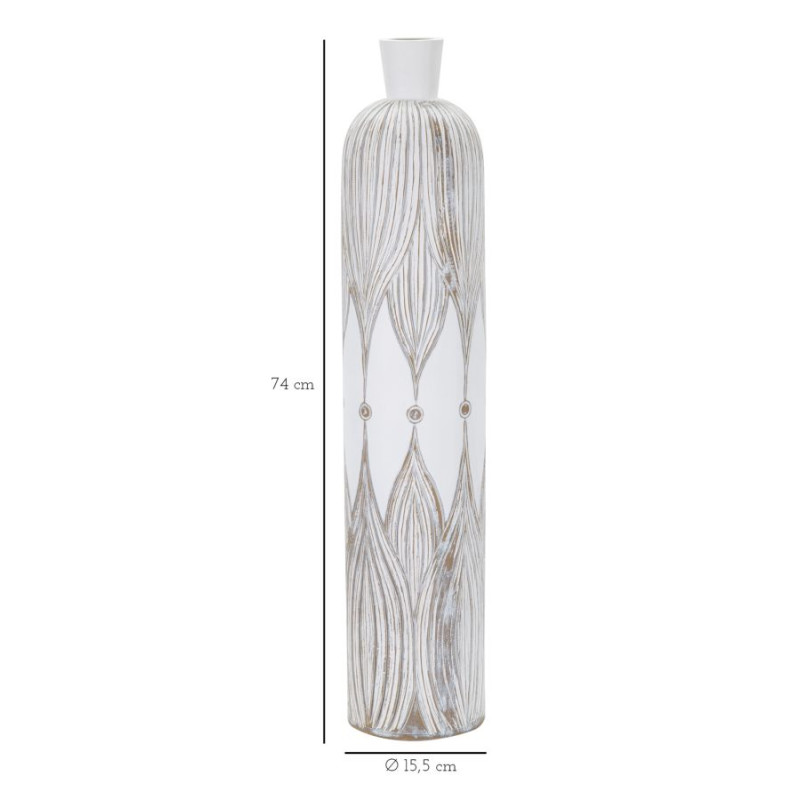 VASE POLYRÉSINE ATENE CM Ø 15X60