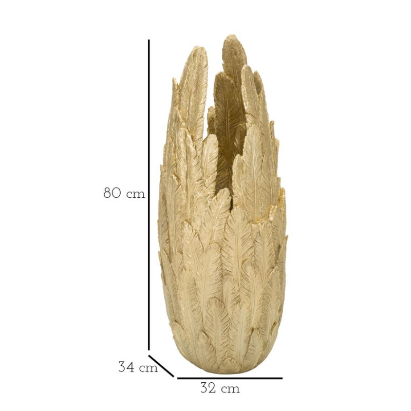 VASE PLUMES CM 32X34X80
