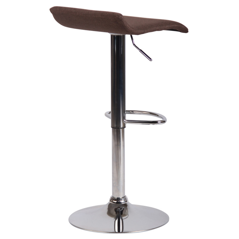 Tabouret de bar Dyn V2 tissu C brun