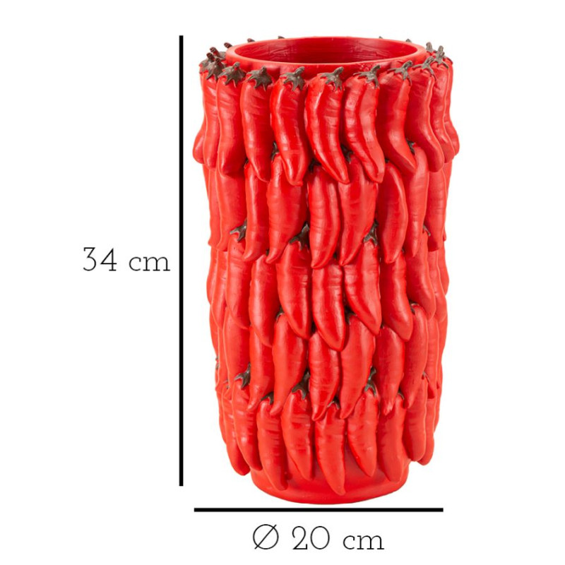 VASE CHILI CM Ø 20X34