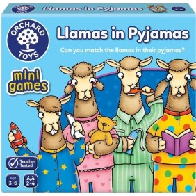 Orchard Toys Llamas in Pyjamas MiniTravel Game, Multi, One Size