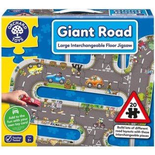 Giant route Road - Puzzle - ORCHARD - 20 grosses pieces interchangeables