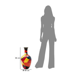VASE RUBIC CM Ø 29X59