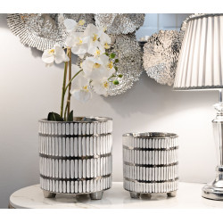 PORTE-VASE RAY SET 2 PCS CM Ø 22,5X24-18x19