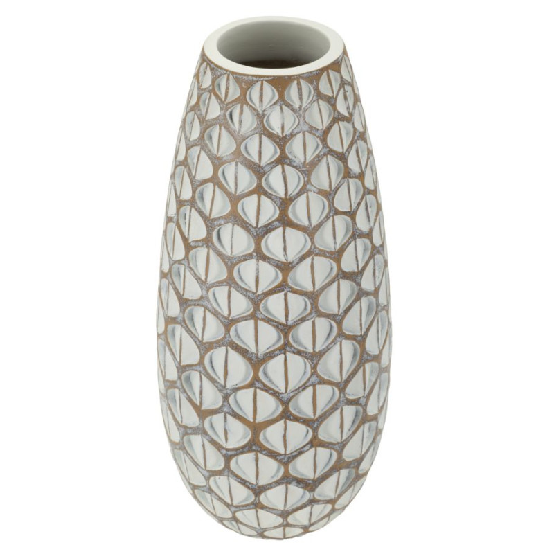 VASE EN RÉSINE TIBET CM CM Ø 20X45,5