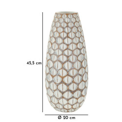 VASE EN RÉSINE TIBET CM CM Ø 20X45,5