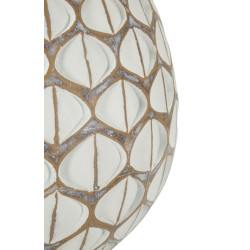 VASE EN RÉSINE TIBET CM Ø27X27