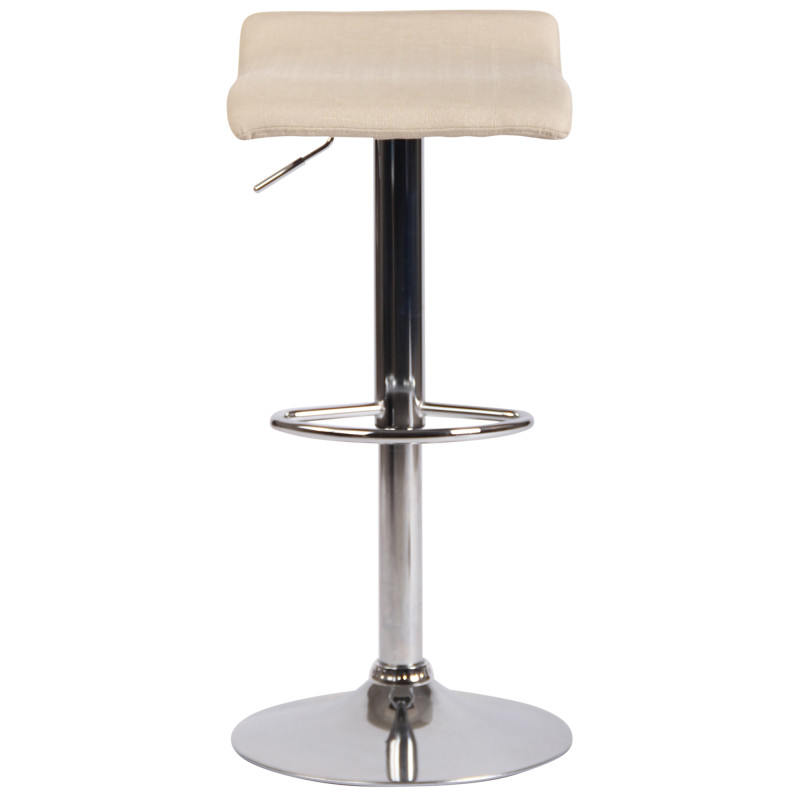 Tabouret de bar Dyn V2 tissu C crème