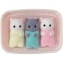 SYLVANIAN FAMILIES - Triplés chat persan - Mini-univers - Rose - Pour enfant - 3 ans et plus