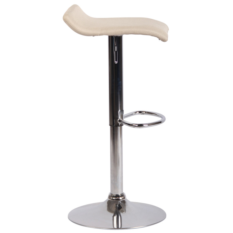 Tabouret de bar Dyn V2 tissu C crème