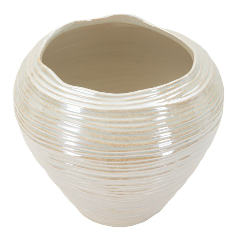 VASE ROND PERLÉ CM Ø27X24