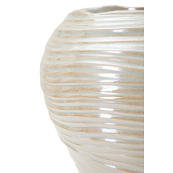 VASE ROND PERLÉ CM Ø27X24