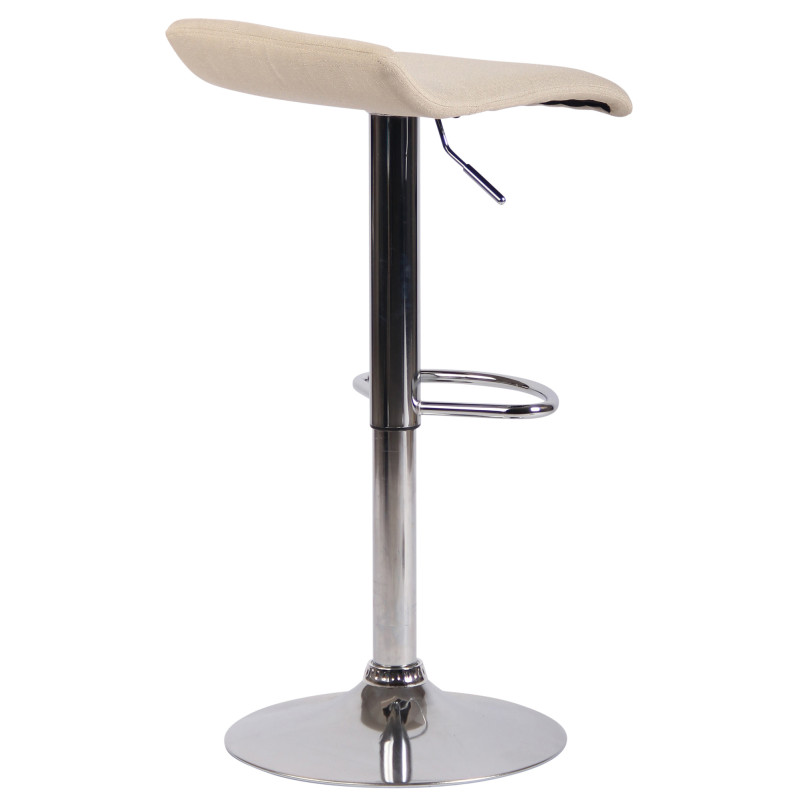 Tabouret de bar Dyn V2 tissu C crème
