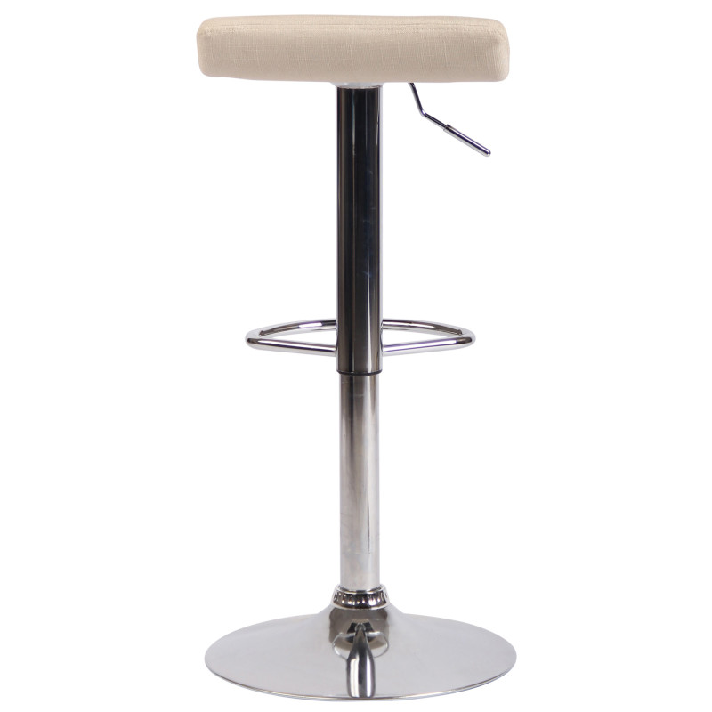 Tabouret de bar Dyn V2 tissu C crème
