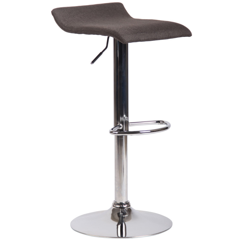 Tabouret de bar Dyn V2 tissu C gris foncé