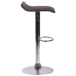 Tabouret de bar Dyn V2 tissu C gris foncé
