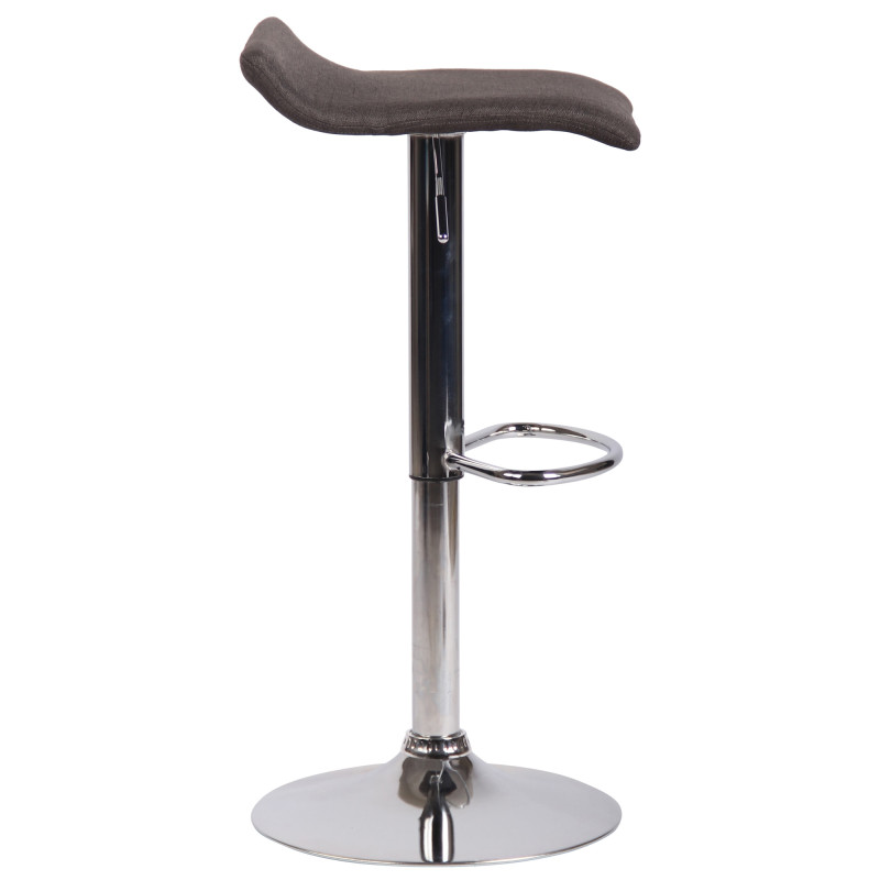 Tabouret de bar Dyn V2 tissu C gris foncé