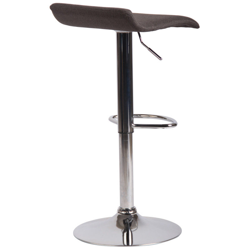 Tabouret de bar Dyn V2 tissu C gris foncé