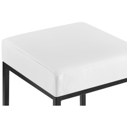 Set De 2 Taburetes Montreal ~ Altura 80 cm Negro,Blanco