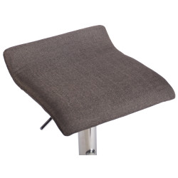 Tabouret de bar Dyn V2 tissu C gris foncé