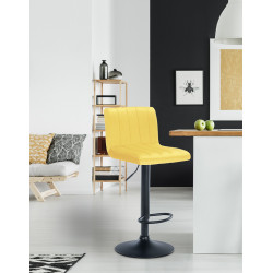 Tabouret de bar en velours Jamie
