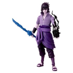 Figurine Anime Heroes 17 cm Sasuke Uchiwa Rinnegan/Mangekyo Sharingan - BANDAI Naruto Shippuden