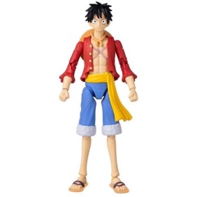 Figurine Anime Heroes - Bandai - One Piece - Luffy - 17 cm