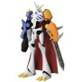 Figurine Digimon Omegamon 17 cm - Anime Heroes - BANDAI - 16 points d'articulation - Accessoires inclus