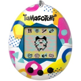 Tamagotchi - BANDAI - Tamagotchi original - Memphis Style - animal électronique virtuel avec écran couleur, 3 boutons et jeux